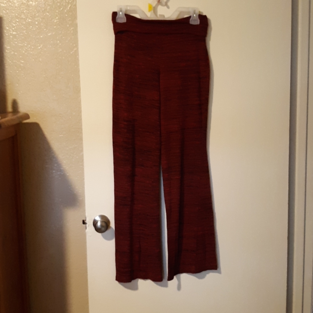 Red loose fitted pants